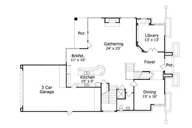 MAIN LEVEL FLOOR PLAN