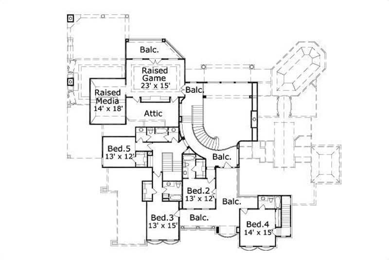 SECOND LEVEL FLOOR PLAN