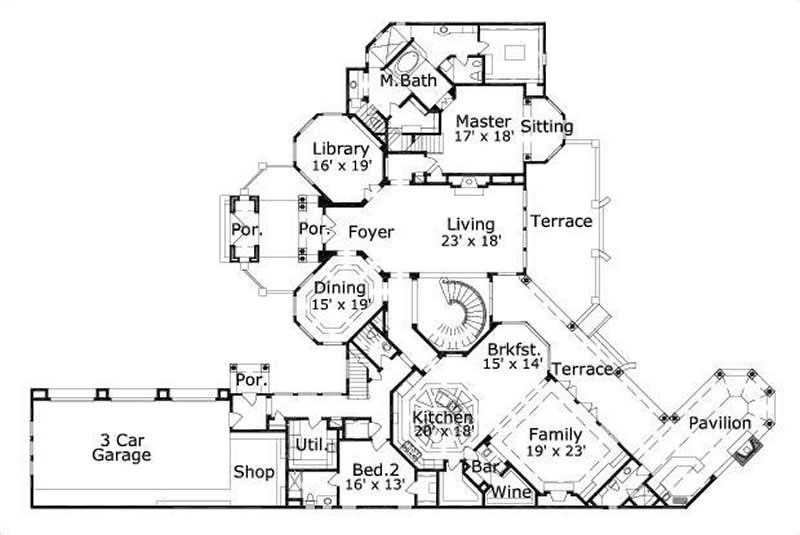 MAIN LEVEL FLOOR PLAN