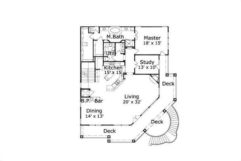 MAIN LEVEL FLOOR PLAN