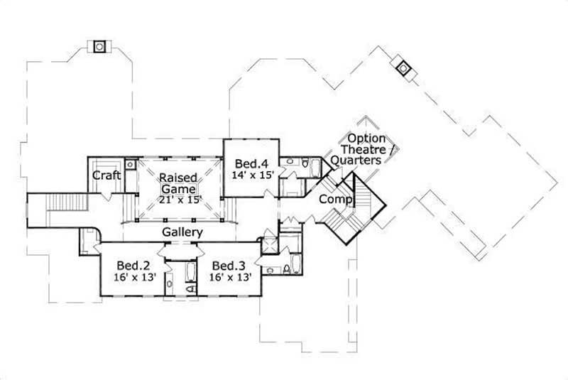 SECOND LEVEL FLOOR PLAN
