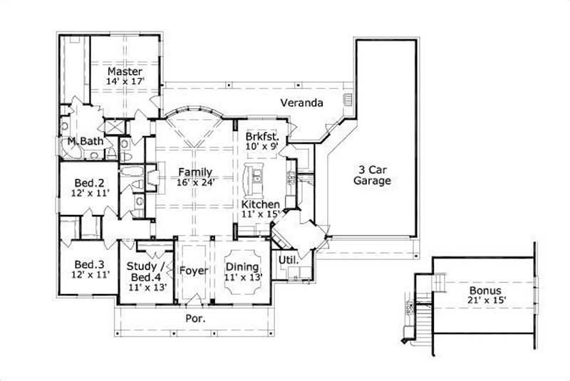 MAIN LEVEL FLOOR PLAN
