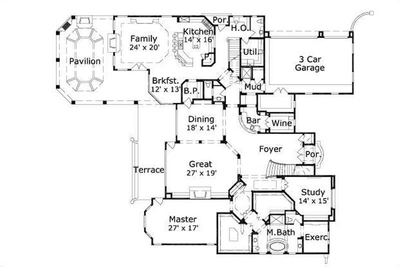MAIN LEVEL FLOOR PLAN