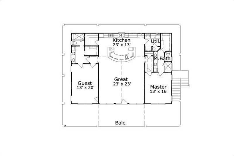 MAIN LEVEL FLOOR PLAN