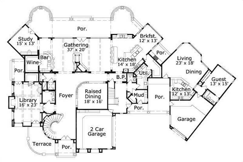 MAIN LEVEL FLOOR PLAN