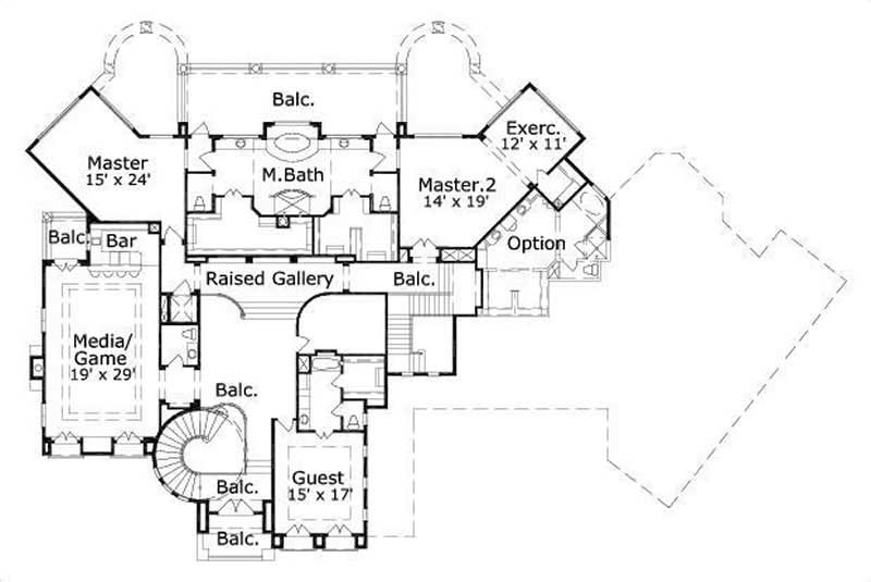 SECOND LEVEL FLOOR PLAN