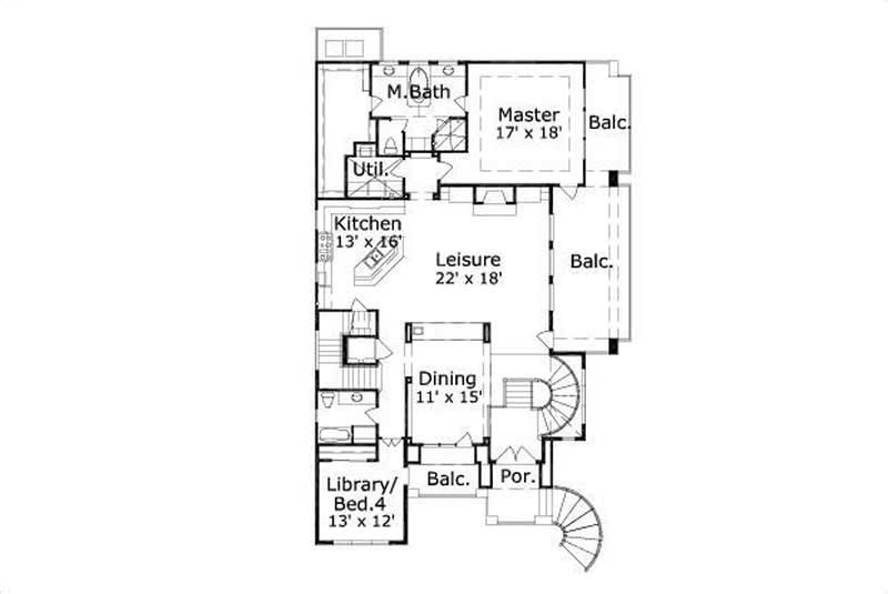 MAIN LEVEL FLOOR PLAN
