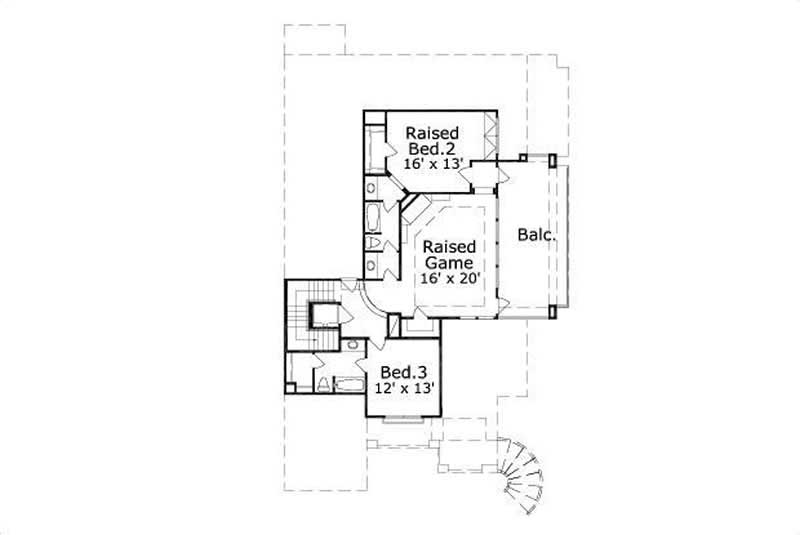 SECOND LEVEL FLOOR PLAN
