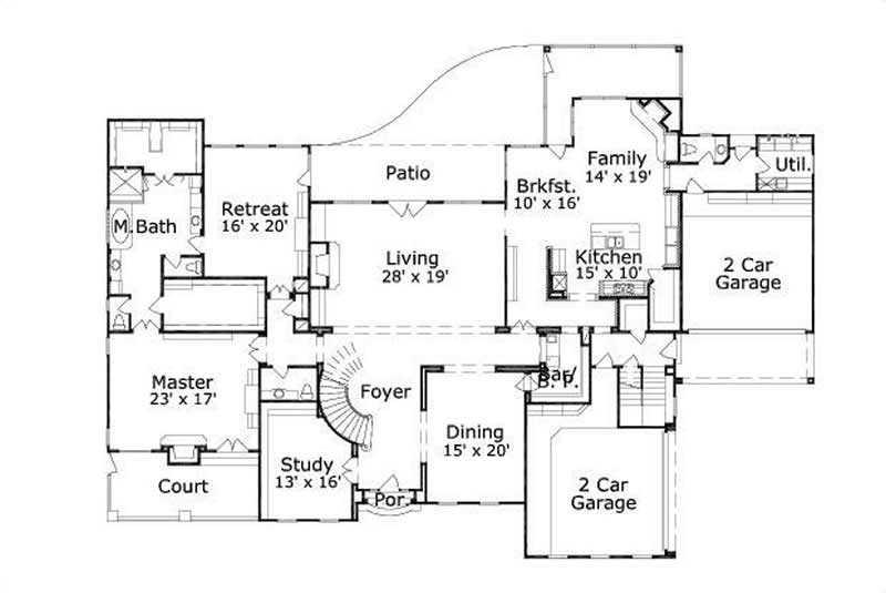 MAIN LEVEL FLOOR PLAN