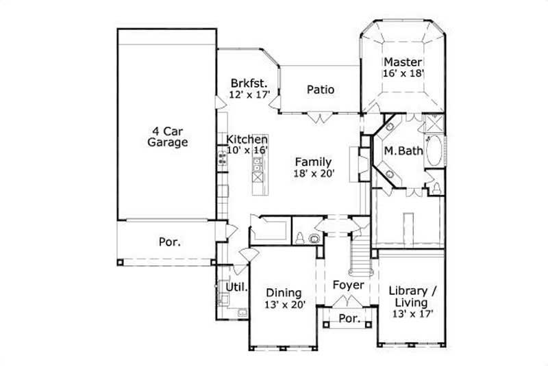 MAIN LEVEL FLOOR PLAN