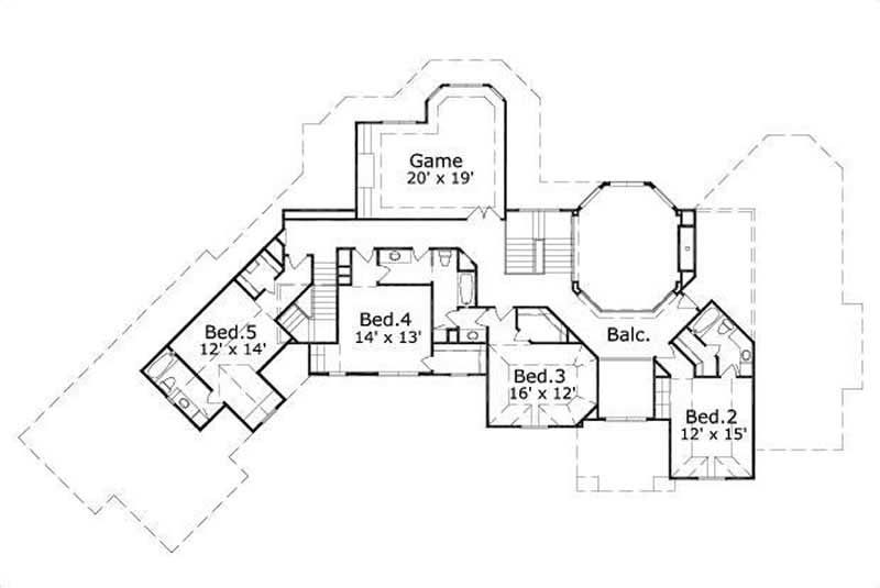 SECOND LEVEL FLOOR PLAN