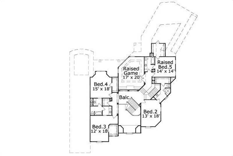 SECOND LEVEL FLOOR PLAN