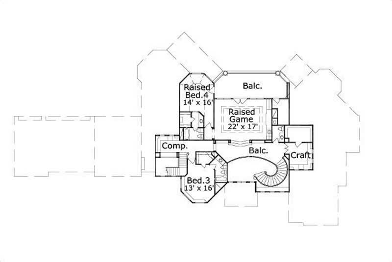 SECOND LEVEL FLOOR PLAN