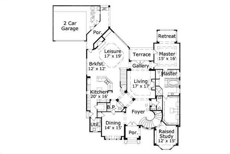 MAIN LEVEL FLOOR PLAN