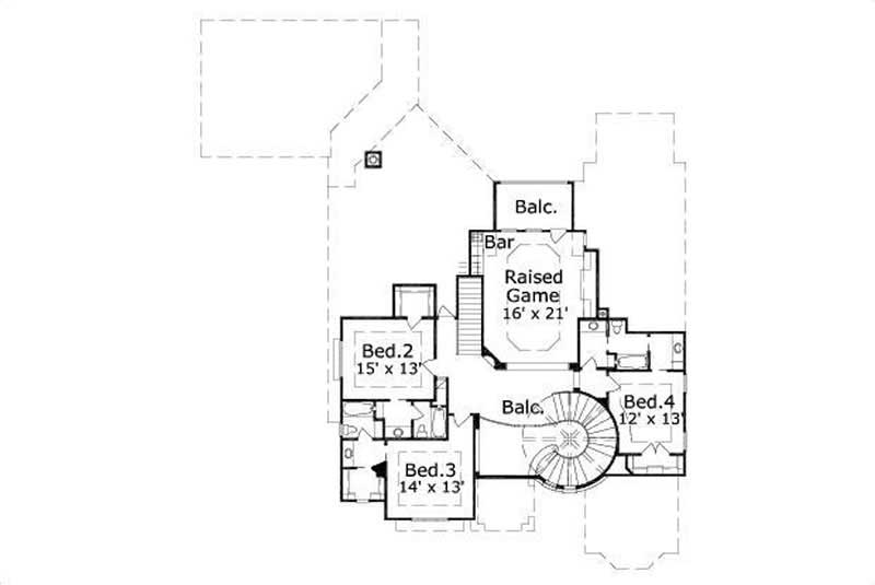 SECOND LEVEL FLOOR PLAN