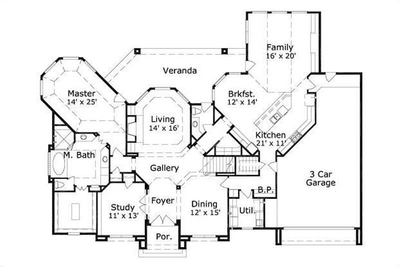 MAIN LEVEL FLOOR PLAN