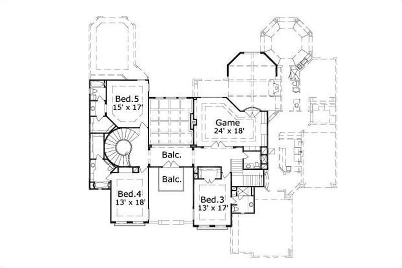 SECOND LEVEL FLOOR PLAN