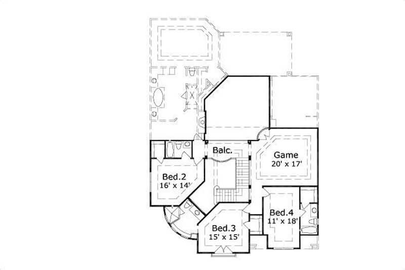SECOND LEVEL FLOOR PLAN