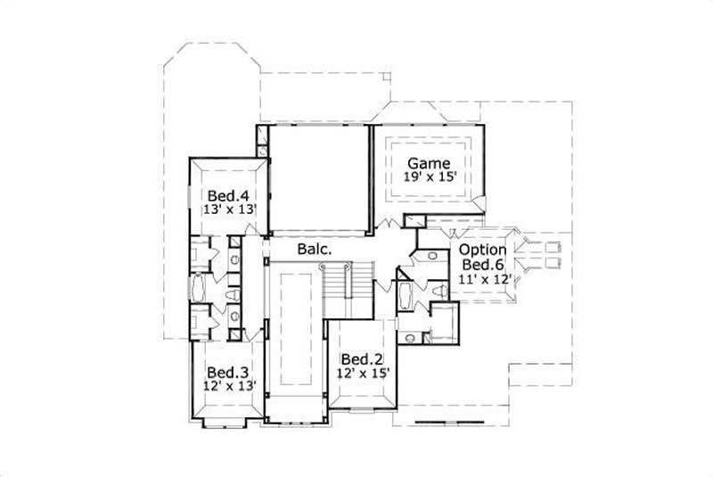 SECOND LEVEL FLOOR PLAN