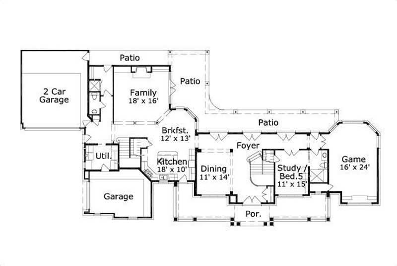MAIN LEVEL FLOOR PLAN