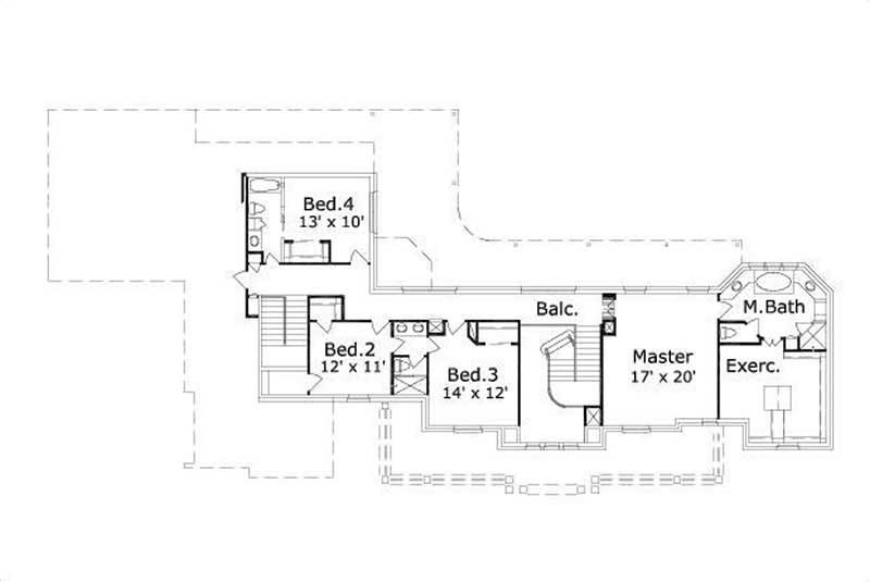SECOND LEVEL FLOOR PLAN
