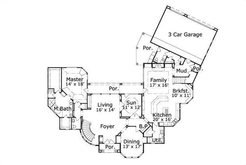 MAIN LEVEL FLOOR PLAN