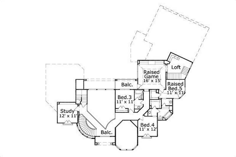 SECOND LEVEL FLOOR PLAN