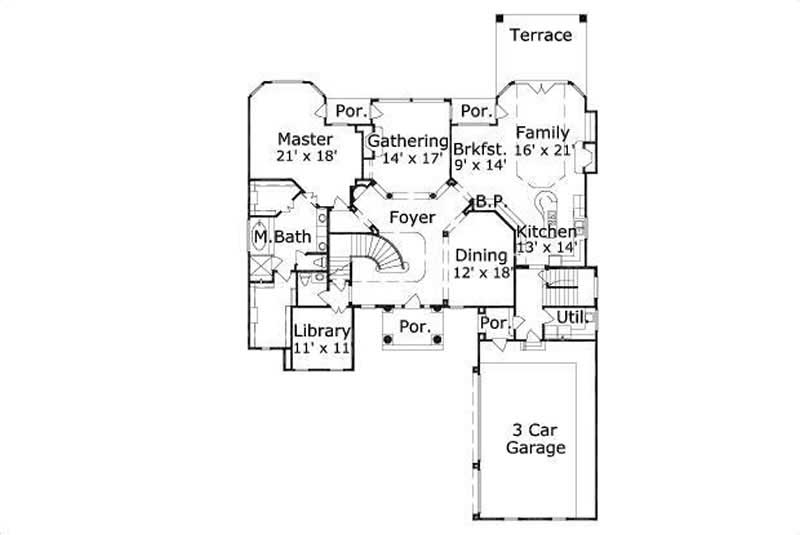 MAIN LEVEL FLOOR PLAN