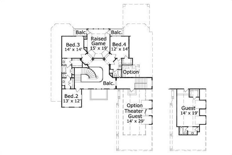 SECOND LEVEL FLOOR PLAN