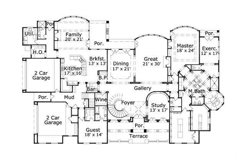MAIN LEVEL FLOOR PLAN