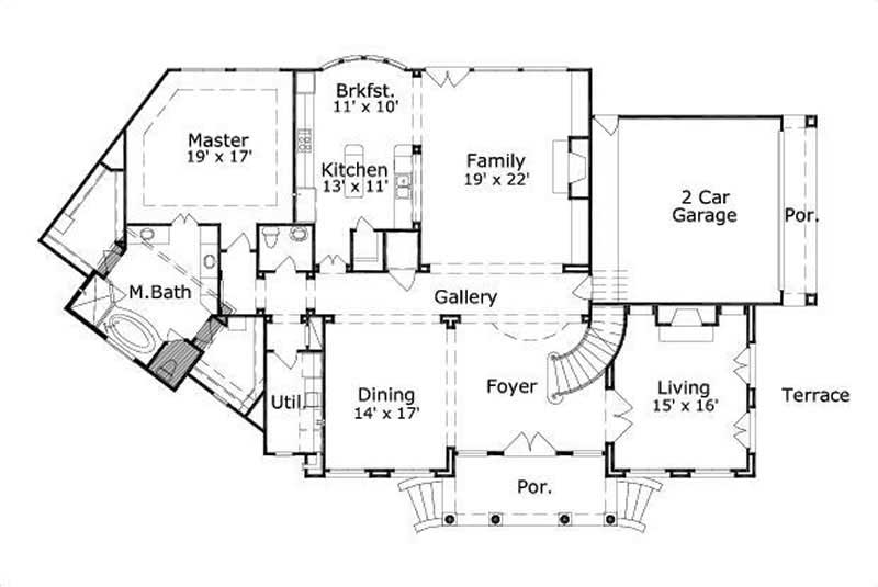 MAIN LEVEL FLOOR PLAN