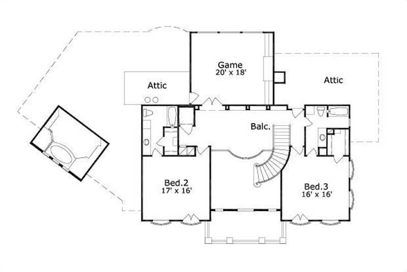 SECOND LEVEL FLOOR PLAN