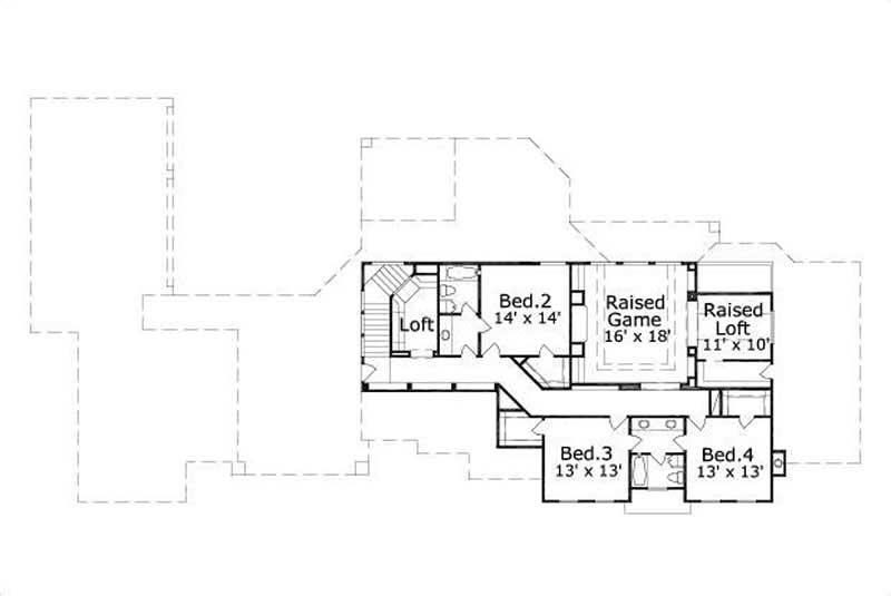 SECOND LEVEL FLOOR PLAN