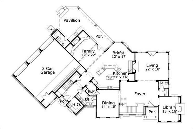 MAIN LEVEL FLOOR PLAN