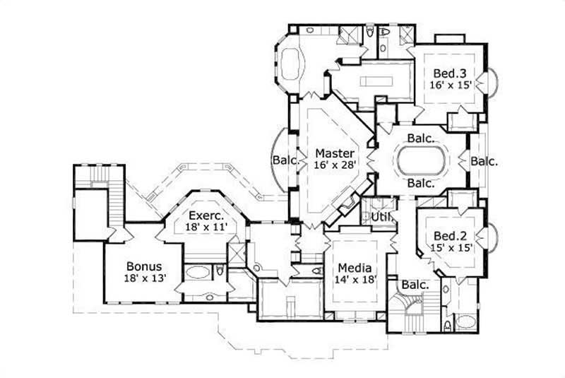 SECOND LEVEL FLOOR PLAN