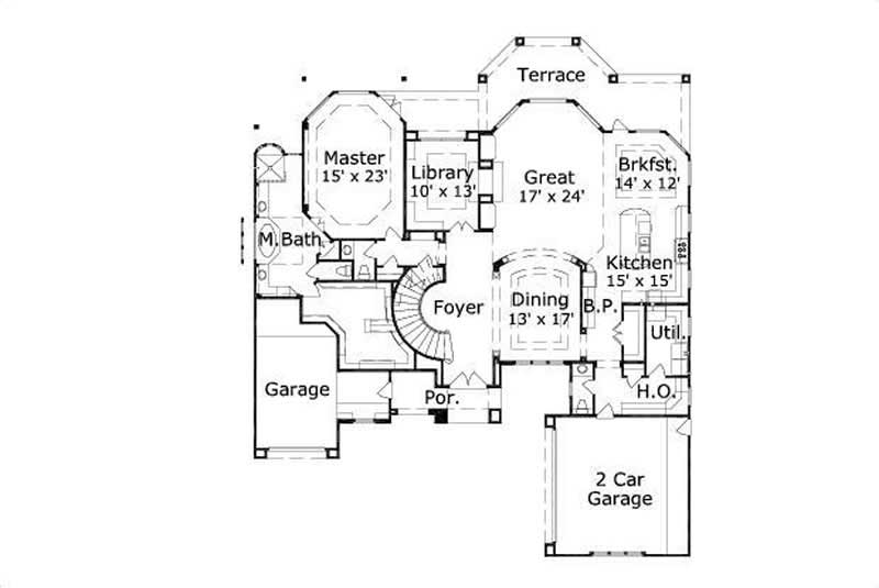 MAIN LEVEL FLOOR PLAN