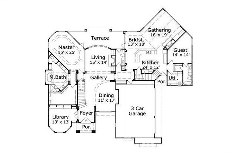 MAIN LEVEL FLOOR PLAN