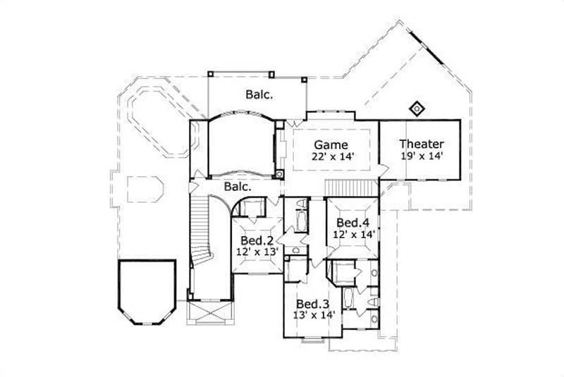 SECOND LEVEL FLOOR PLAN