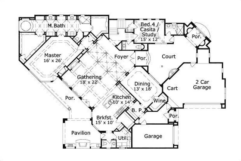 MAIN LEVEL FLOOR PLAN