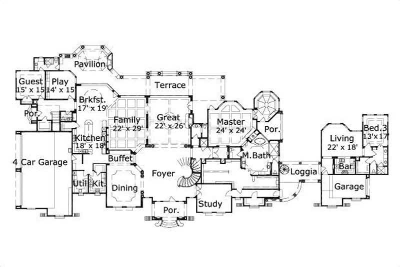 MAIN LEVEL FLOOR PLAN