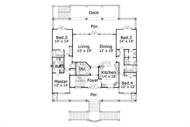 MAIN LEVEL FLOOR PLAN
