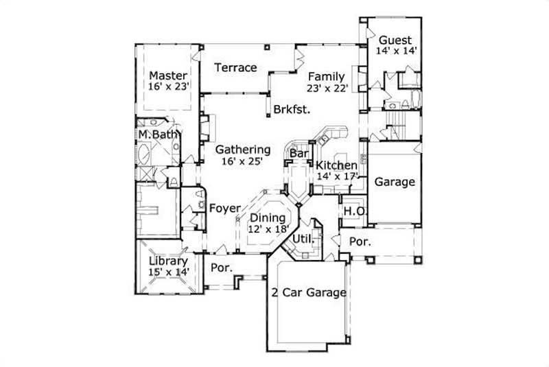 MAIN LEVEL FLOOR PLAN