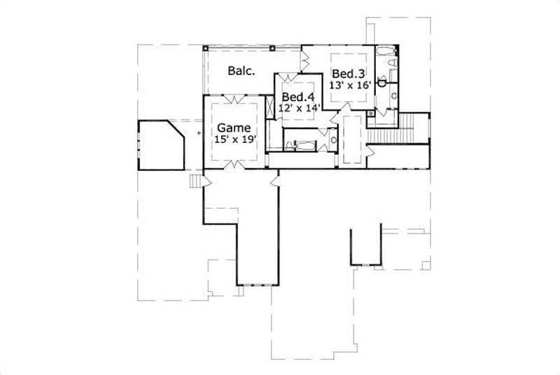 SECOND LEVEL FLOOR PLAN