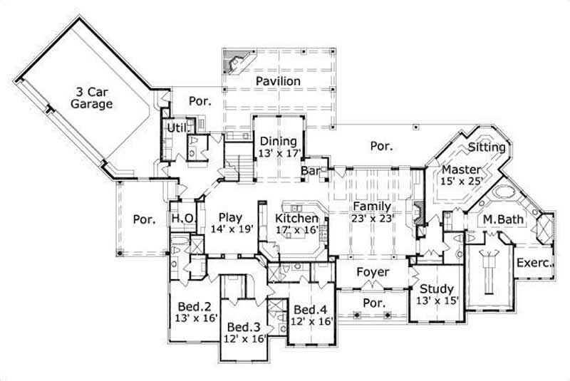 MAIN LEVEL FLOOR PLAN