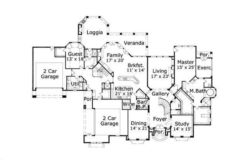 MAIN LEVEL FLOOR PLAN