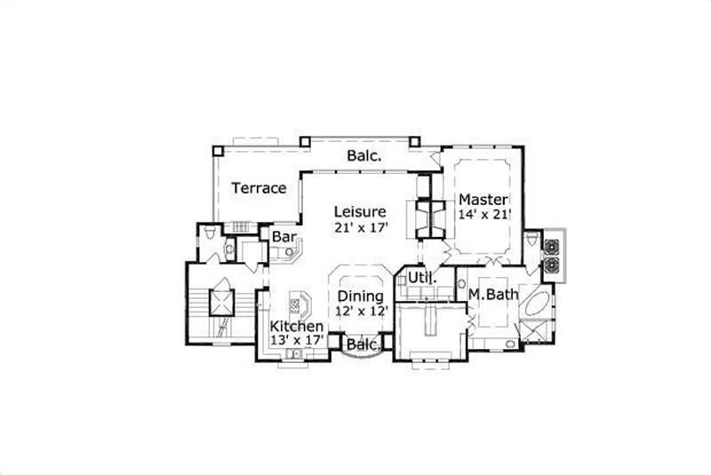 MAIN LEVEL FLOOR PLAN