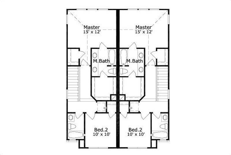 SECOND LEVEL FLOOR PLAN