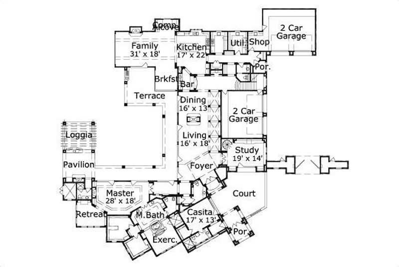 MAIN LEVEL FLOOR PLAN