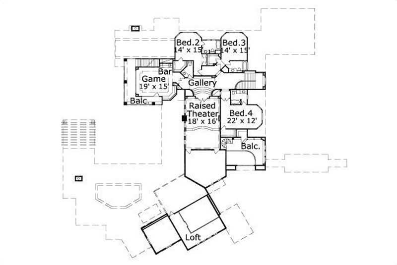 SECOND LEVEL FLOOR PLAN