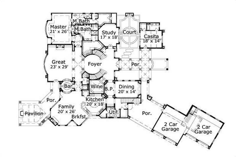 MAIN LEVEL FLOOR PLAN
